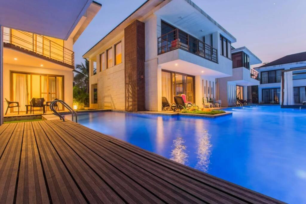 Ochre Villa- Luxury Property In Assagaon / Vagator Exteriér fotografie