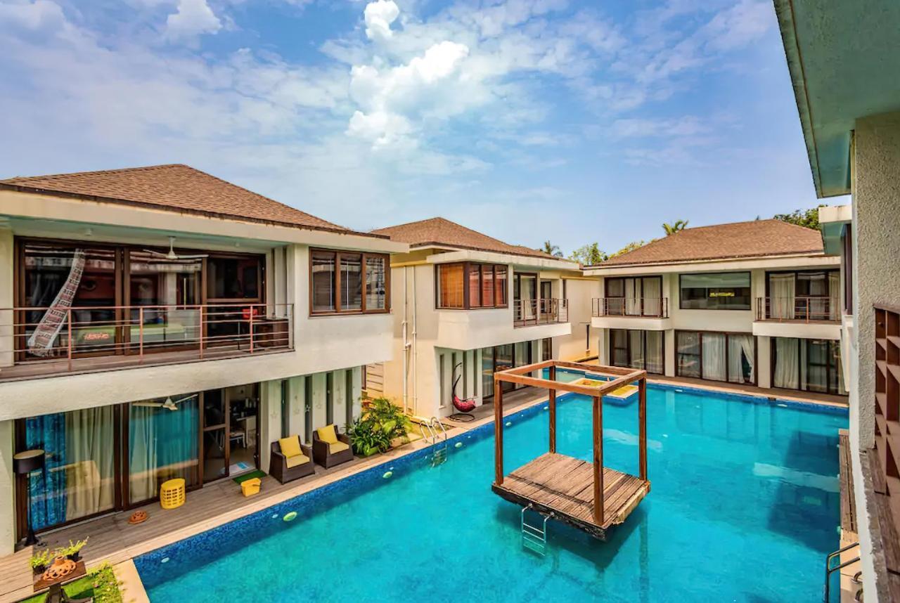 Ochre Villa- Luxury Property In Assagaon / Vagator Exteriér fotografie